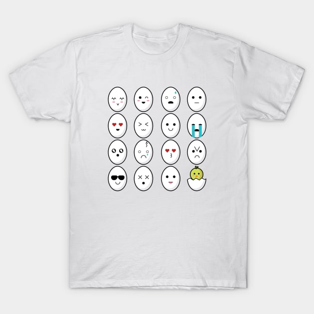 Eggmoji T-Shirt by Shelby Ly Designs